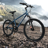 Bicicleta de montaña para niños de 20 y 24 pulgadas, para niños y niñas de 8 años o más, color azul marino
