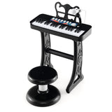 Teclado de piano para niños de 37 teclas con micrófono para niños de 3+ años