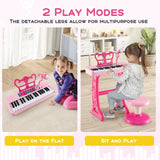 Teclado de piano para niños de 37 teclas con micrófono para niños de 3+ años