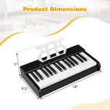 Teclado de piano para niños de 30 teclas, piano digital con atril para principiantes de 3+ años