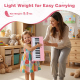Teclado de piano para niños de 30 teclas, piano digital con atril para principiantes de 3+ años