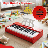 Teclado de piano para niños de 30 teclas, piano digital con atril para principiantes de 3+ años