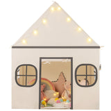 Kids Play Tent Large Playhouse with Door Curtain and Windows Star Lights