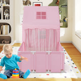Kids Play Tent with Playpen 2-in-1 Toddler Playhouse with Yard
