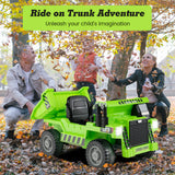 Kids Ride on Dump Truck 12V Ride on Car with Electric Dump Bed