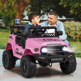 Coche Eléctrico Toyota FJ Cruiser de 12V 7Ah con Licencia y Control Remoto - Rosa