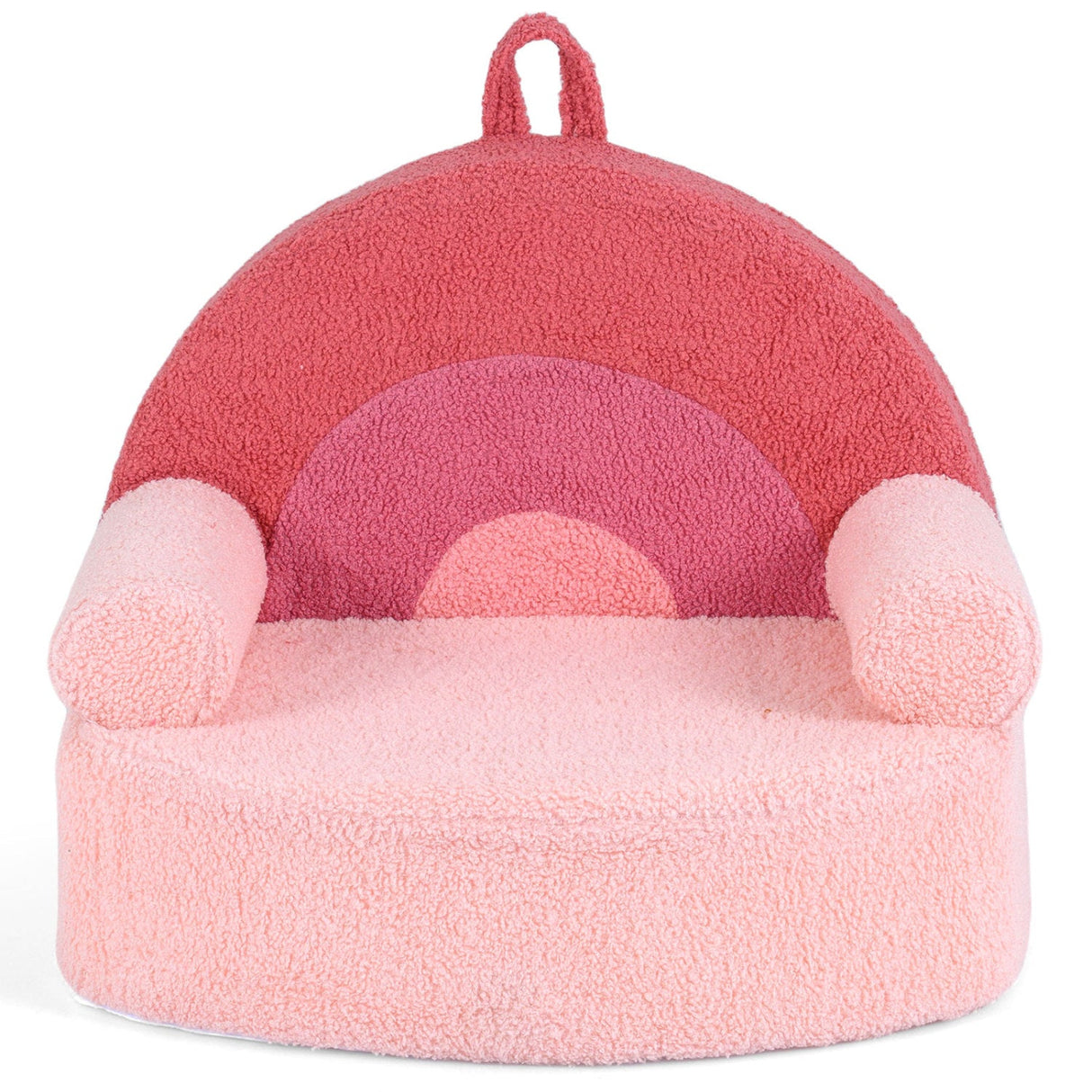 Sofá infantil, sofá de espuma para niños pequeños con suave funda de tela polar