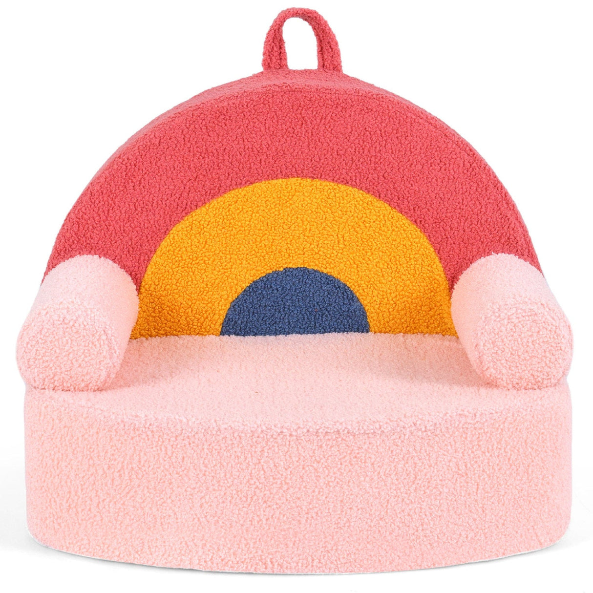 Sofá infantil, sofá de espuma para niños pequeños con suave funda de tela polar