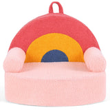 Sofá infantil, sofá de espuma para niños pequeños con suave funda de tela polar