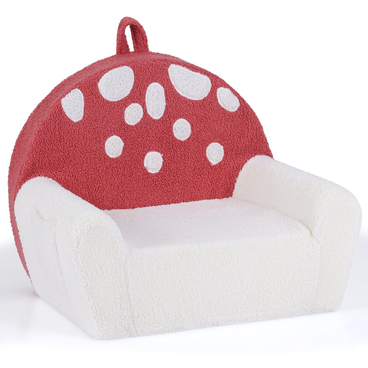 Sofá infantil, sofá de espuma para niños pequeños con suave funda de tela polar