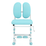 Silla de estudio ergonómica para niños con altura regulable y doble respaldo