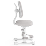 Kids Study Chair with Adjustable Double Backrest and Footrest