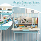 Height Adjustable Kids Study Desk with Tilt Desktop