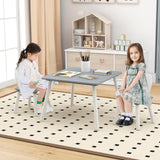 Juego de mesa y 2 sillas para niños de 3 piezas para manualidades y meriendas