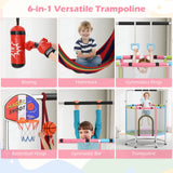 Trampolín infantil de 55" regalo para niños y niñas de 3 a 6 años