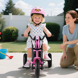 Kids Tricycle 3-Wheel Toddler Bike with Foot Pedals Forward Backward