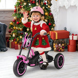 Kids Tricycle 3-Wheel Toddler Bike with Foot Pedals Forward Backward