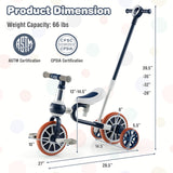 Triciclo 4 en 1 para niños
