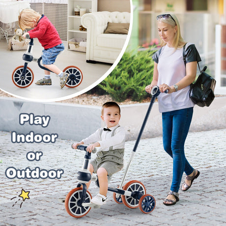 Triciclo 4 en 1 para niños