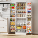 Alacena de cocina 65.5 pulgadas, mueble alto independiente tipo bufé