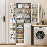 Alacena de cocina 65.5 pulgadas, mueble alto independiente tipo bufé