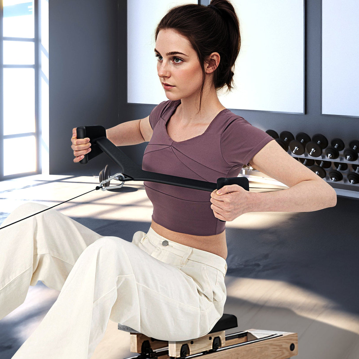 Juego de accesorios para dominadas de gimnasio en casa