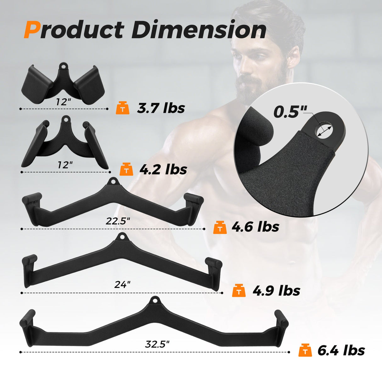 Juego de accesorios para dominadas de gimnasio en casa