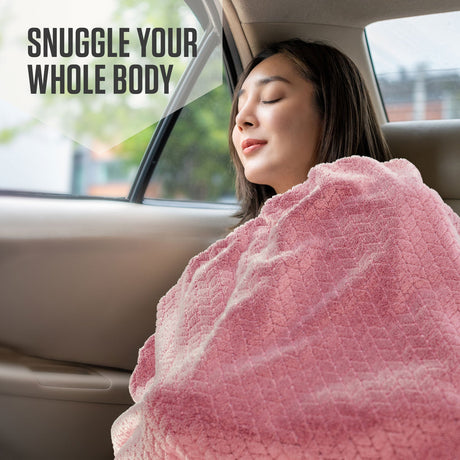 Manta y almohada de viaje
