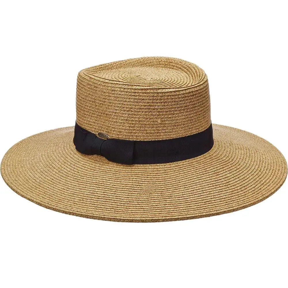 Scala Diego - Sombrero de Sol de Paja para Mujer