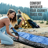 Saco de dormir XXL para campistas grandes y altos