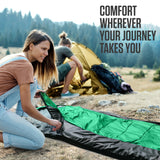 Saco de dormir XXL para campistas grandes y altos