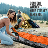 Saco de dormir XXL para campistas grandes y altos