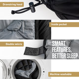 Saco de dormir XXL para campistas grandes y altos