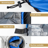 Saco de dormir XXL para campistas grandes y altos