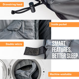 Saco de dormir XXL para campistas grandes y altos