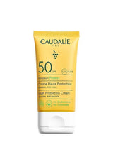 Caudalie Vinosun Protect High Protection Cream SPF 50+ - Eco-Friendly, Vegan, Non-Greasy Sunscreen for Daily Use