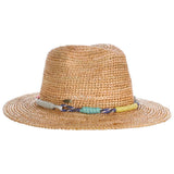Scala Calla - Sombrero Fedora de Paja para Mujer
