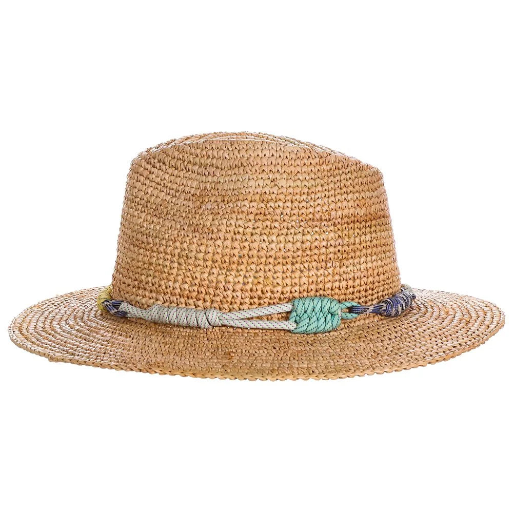 Scala Calla - Sombrero Fedora de Paja para Mujer