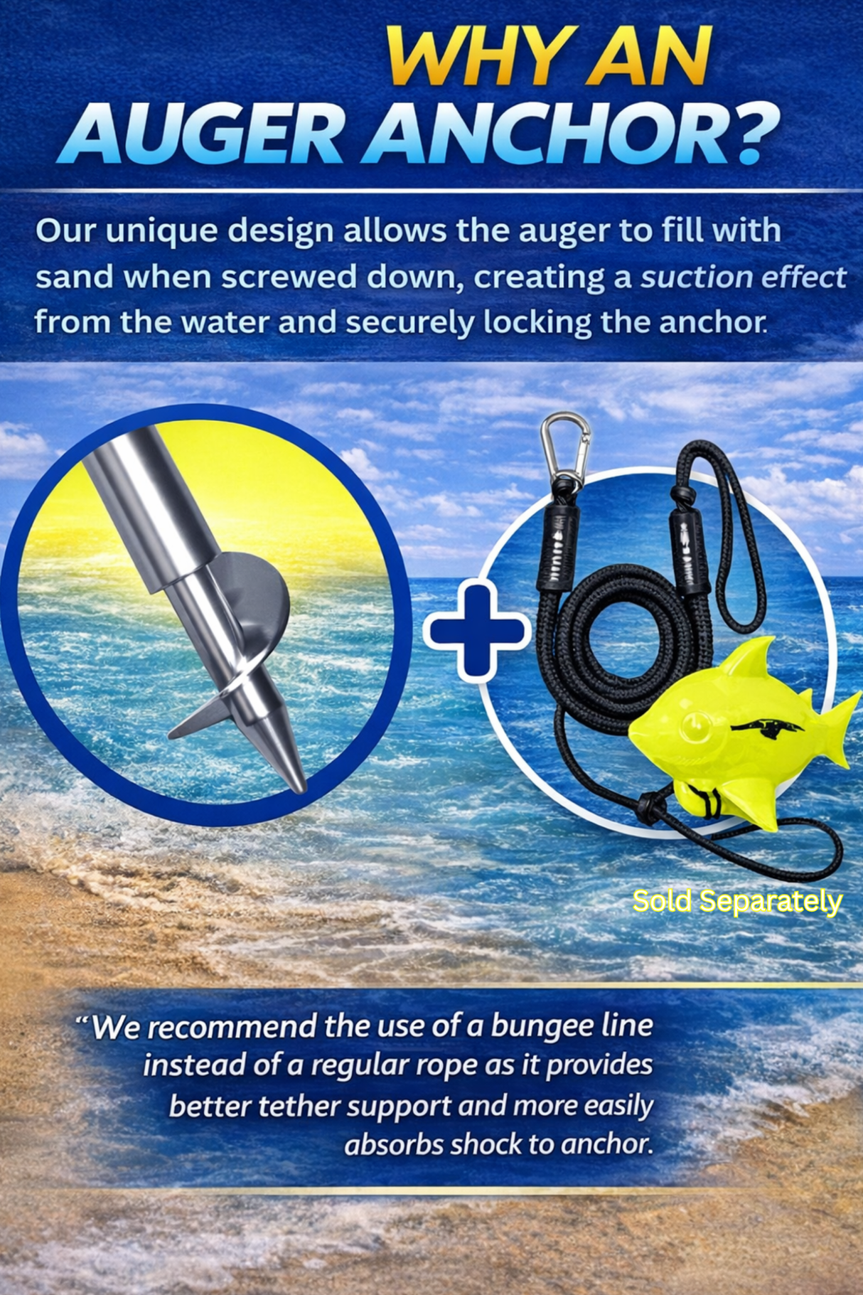 Ultimate Large - Hélice de primera calidad para barcos y pontones, de acero inoxidable (29"-48", caja)