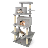 Large Cat Tree for Indoor Cats 70" Tall Cat Tower