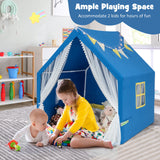 Carpa de juegos grande de 48 x 42 x 50 pulgadas con tapete de algodón lavable, regalo de cumpleaños/vacaciones para niños