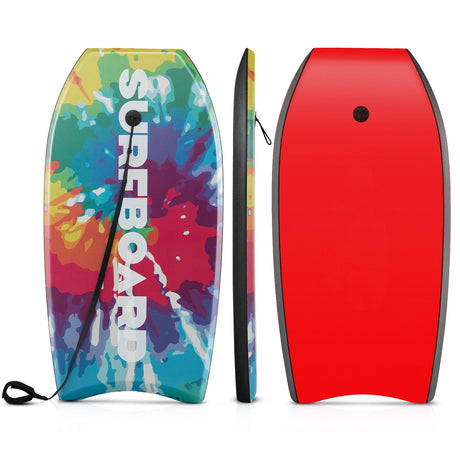 33/37/41 Pulgadas Tabla de bodyboard ligera con núcleo de EPS, cubierta de XPE, parte inferior de HDPE, multicolor1