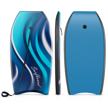 Tabla de Bodyboard ligera de 33/37/41 pulgadas con núcleo EPS, cubierta XPE y fondo HDPE