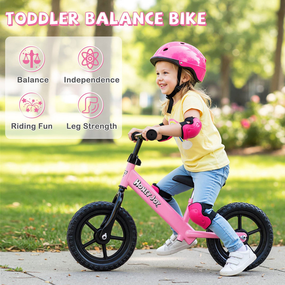 Bicicleta de equilibrio ligera sin pedales para niños pequeños
