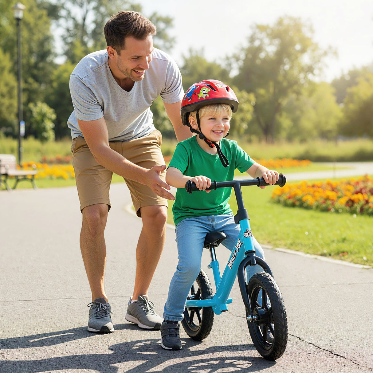 Bicicleta de equilibrio ligera sin pedales para niños pequeños