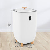 Calentador de Toallas de Lujo de 40L, Cubo de Toallas Calientes con 2 Temperaturas de Calentamiento-Blanco