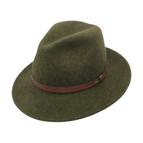 Stetson Explorer - Sombrero fedora de lana suave