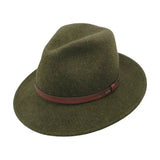 Stetson Explorer - Sombrero fedora de lana suave