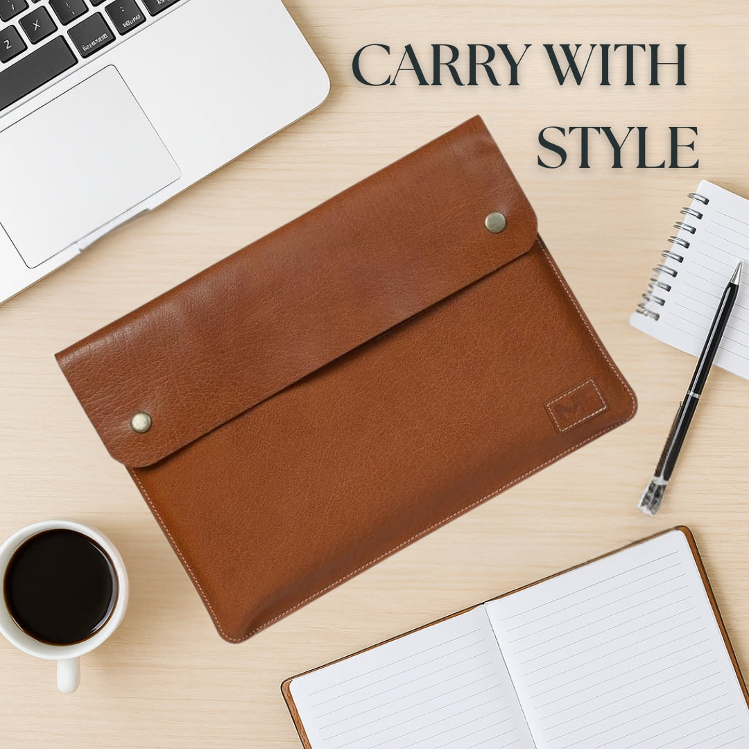 Funda de piel para portátil MacBook
