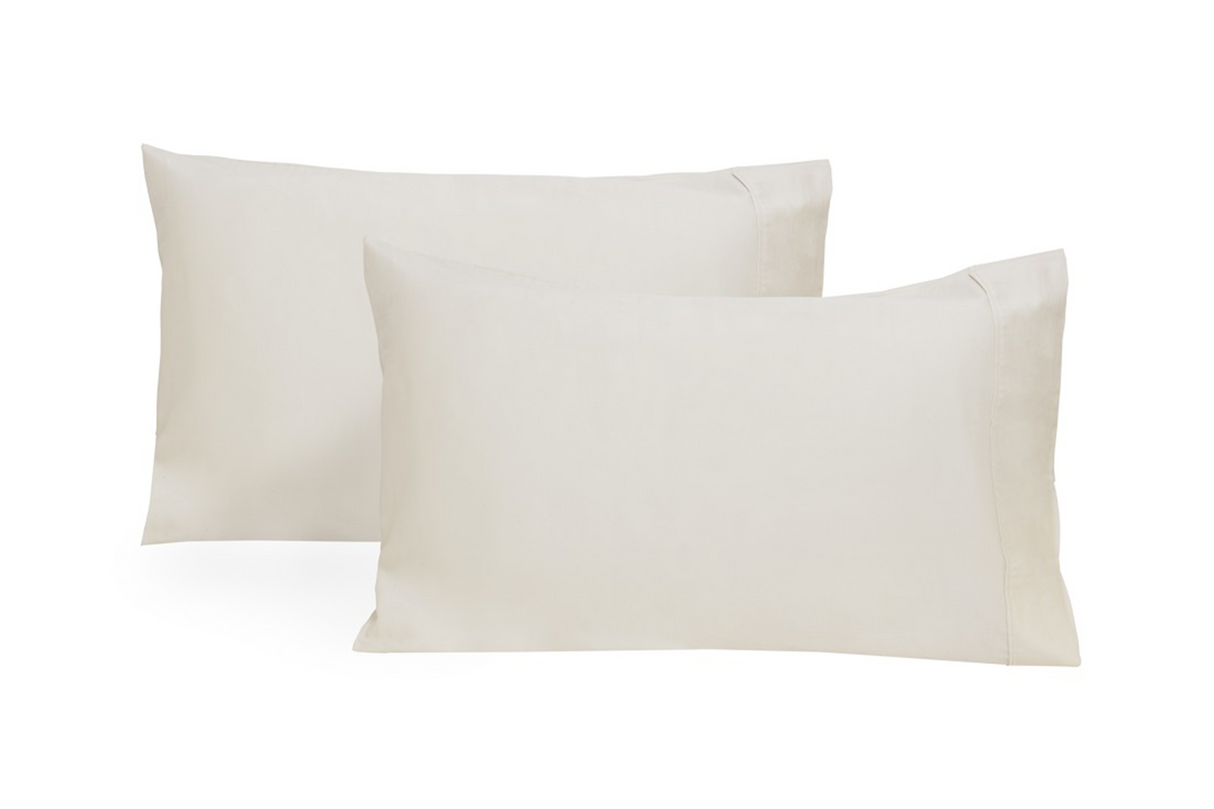Fundas de almohada de satén orgánico